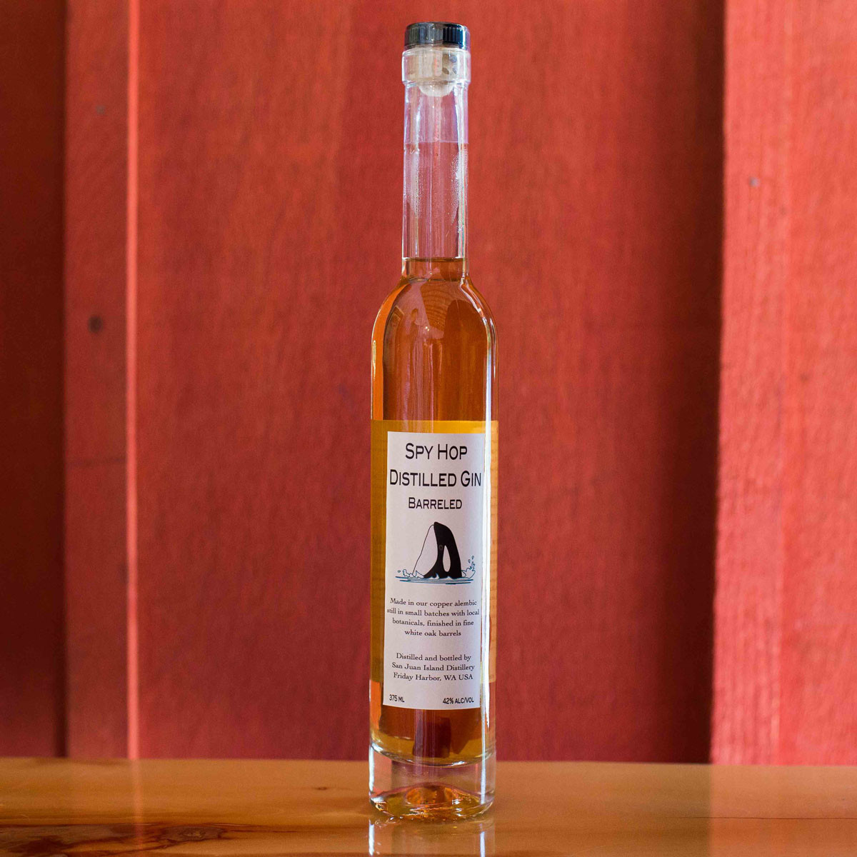 San Juan Island Distillery Spy Hop Distilled Gin Barreled